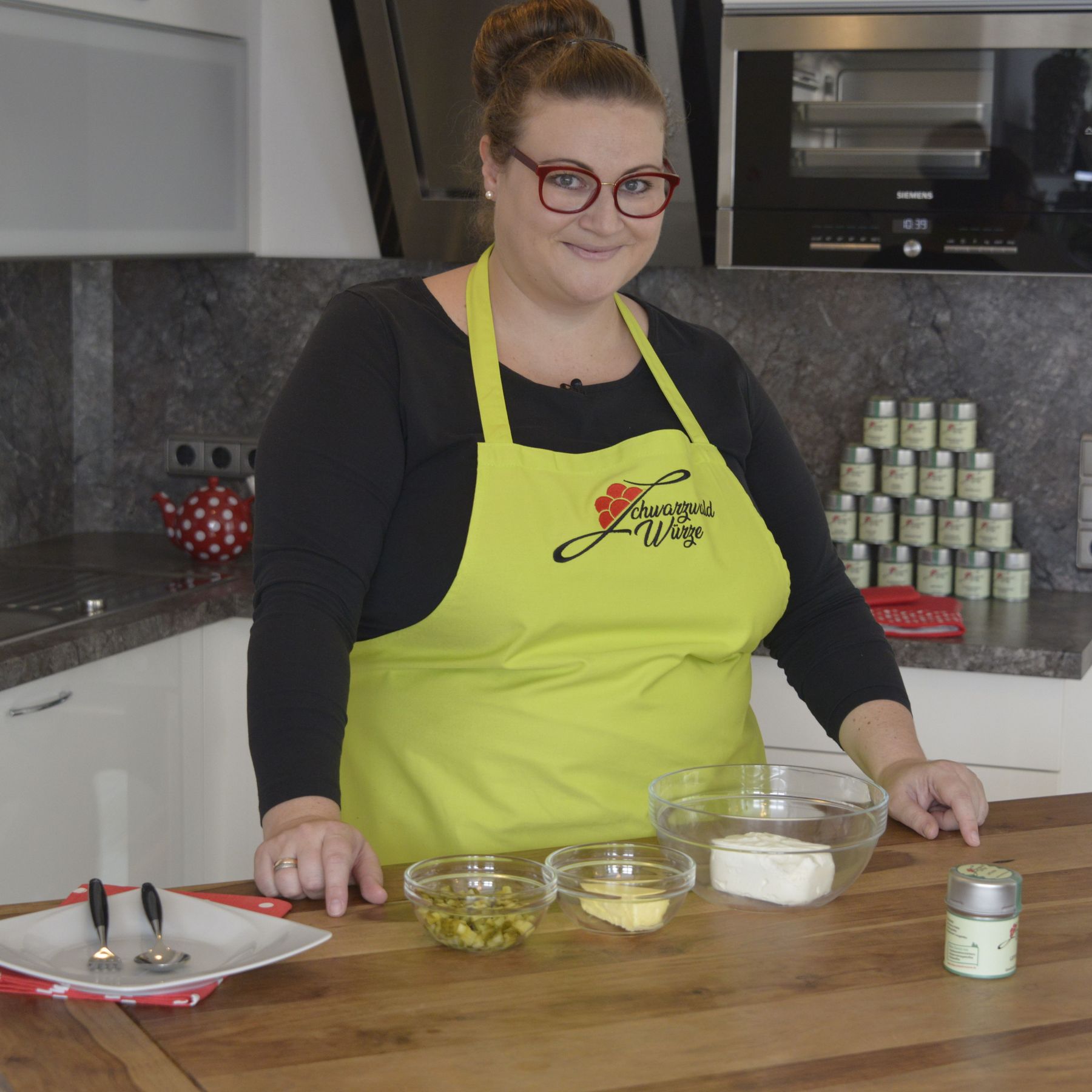 Silvia Kolb in ihrer Küche